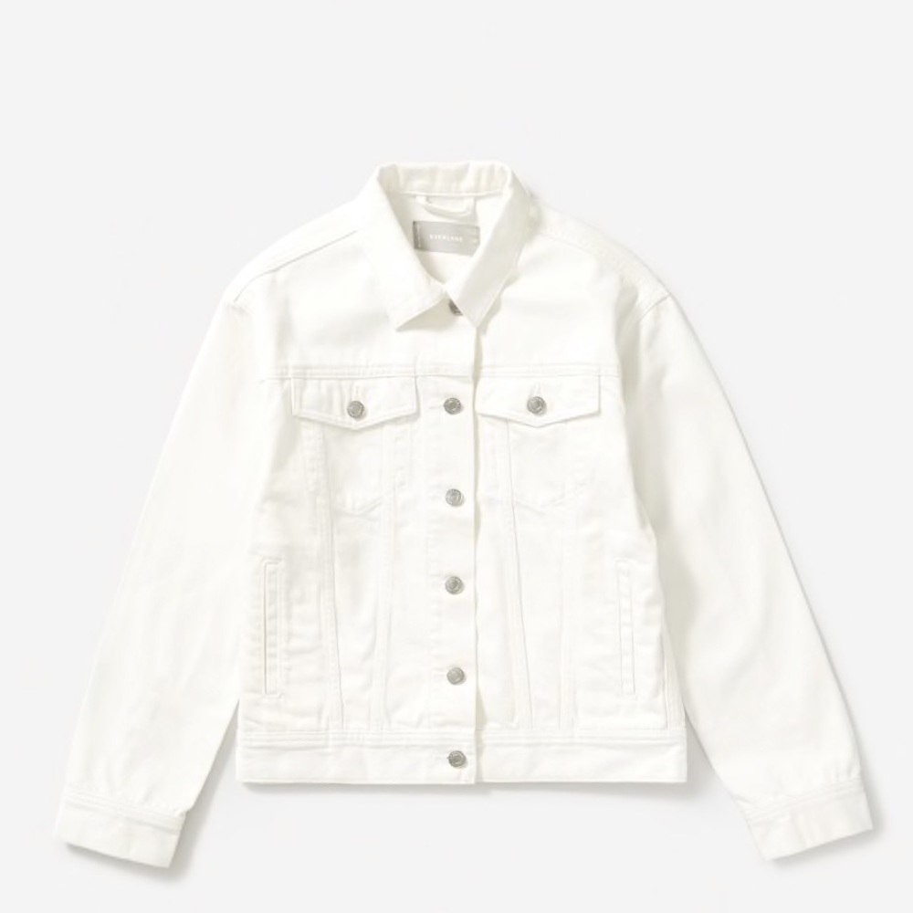 Everlane Denim Jacket - Bone (White)